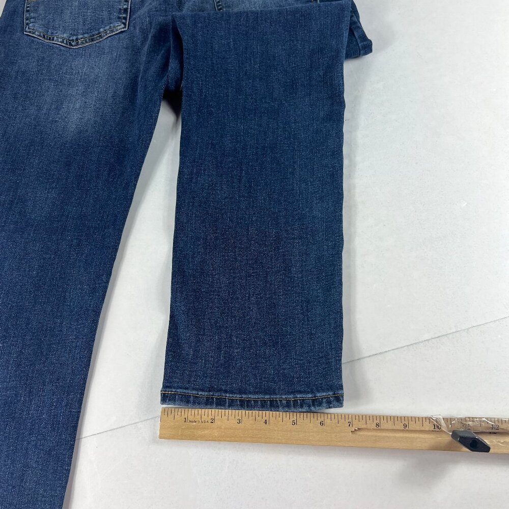 Lucky Brand Jean Men 32x28* 412 Athletic Slim Blue Faded Stretch Denim Tag 32x30 - Picture 11 of 16